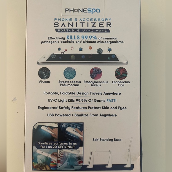 PhoneSpa Phone and Accessory Sanitizer. Unopened. - Picture 2 of 2